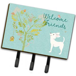 """" Caroline's Treasures byder venner White Chihuahua Wall Hook Triple """"