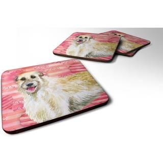 """" Caroline's Treasures Irish Wolfhound Love Decorative Coasters Multicolor """"