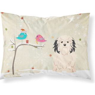 """" Carolines skatte julegaver mellem venner lowchen stof standard pillowcase bb2491pillowcase multicolor """"