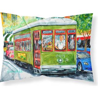 """" Caroline's Treasures MW1152Pillowcase Street Car Moisture Wicking Fabric Standard Pillowcase Large Multicolor """"
