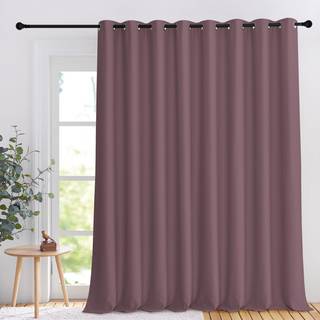 Nicetown Extra Wide skyded?rgardin 108 tommer lang 120 tommer bred Rum Divider & Window Treatment Light and Sound Blocking Drape til sovev?relse/