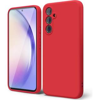 Oakxco til Samsung Galaxy A54 5G Telefonkasse Liquone Silicone Sød tynd Slim Soft Rubber TPU Almindelig geldæksel til kvinder pige Matte Solid Be