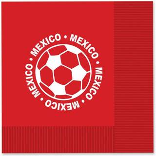 Fodboldhold tema """" Mexico """" Luncheon servietter