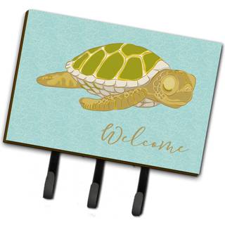 """" Caroline's Treasures Sea Turtle Welcome Wall Hook Triple """"