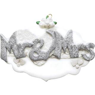 Ornamenter af alver personaliserede gaver til ægtepar ornament 2024 - Hr. Og fru ornamentpar gaver til julens bryllupsgaver til par 2024 lige gif