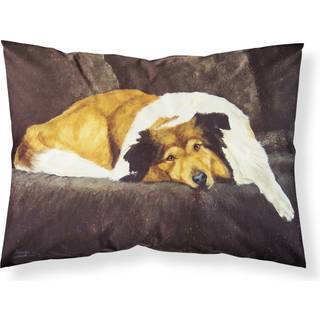 """" Caroline's Treasures Collie af Tanya og Craig Amberson Fabric Standard Pillowcase AMB1031Pillowcase Multicolor """"