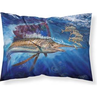"""" Caroline's Treasures Majesty Sailfish Fabric Standard Pillowcases multicolor """"