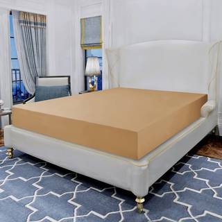 Elegant komfort Luksuriøs rynkebestandig 1500 trådtælling Egyptisk kvalitet 1-stykke monteret ark rundt omkring elastisk -deep lomme- ultra blød