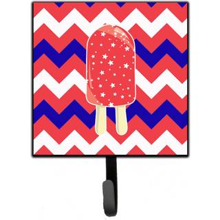 """" Caroline's Treasures Ice Pop Popcicle Red White Blue Wall Hook Small Multicolor """"