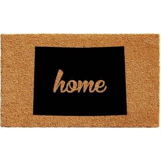 Calloway Mills 105171830 Colorado Doormat 18 """" X 30 """" Naturlig/sort