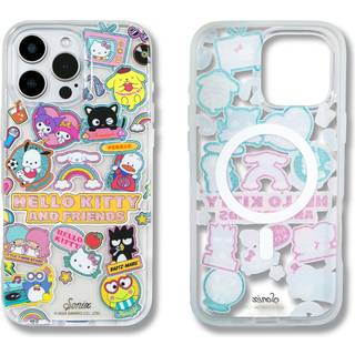Sonix X Sanrio -sag til iPhone 16 Pro Max | Kompatibel med MagSafe | 10ft drop testet | Hello Kitty og venners klistermærker