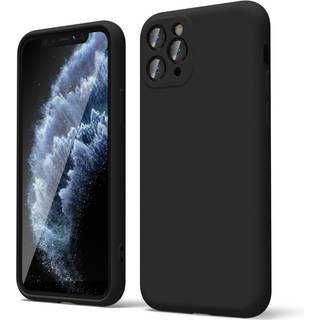 Oakxco til iPhone 11 Pro Phone Case Liquid Silicone tynd slank blød gummi gel tpu almindelig simpel dækning til kvinder pige sød mat solid farve