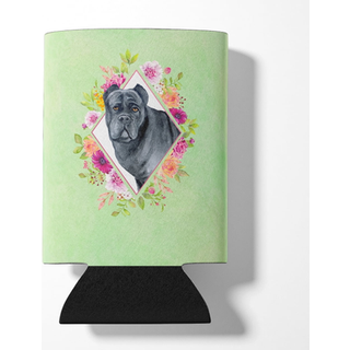 """" Caroline's Treasures CK4285CC Cane Corso Green Flowers kan eller flaske Hugger Kold-bjælke-Koozies 12 oz multicolor """"