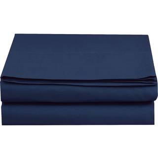 Elegant Comfort Premium Hotel Quality 1-stykke fladt ark Luksus og bl?deste 1500 Premium Hotel Quality Microfiber Senget?j Fladt lagen Rynkefri p
