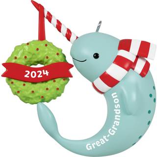 Hallmark Keepsake Christmas Ornament 2024 Oldebarns Narwhal 2024 Familiegaver
