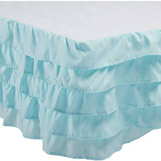 Elegant komfort Luksuriøs premium kvalitet 1500 trådtælling rynke og fade resistent egyptisk kvalitet mikrofiber multi -ruffle seng nederdel - 15