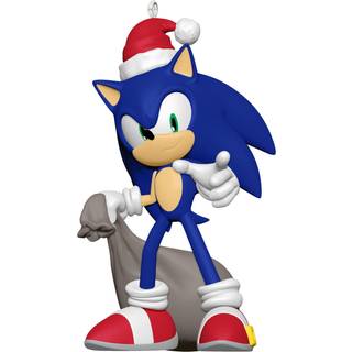 Hallmark Keepsake Christmas Ornament 2024 Sonic the Hedgehog Santa Sonic-gaver til gamere