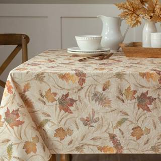 Benson Mills Autumn Jacquard trykt stoffarthloth til efterårshøst og Thanksgiving -bordklud (Natures forlader 60 """" x 104 """" rektangulær)