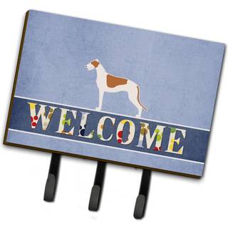 """" Caroline's Treasures Greyhound Welcome Wall Hook Triple Multicolor """"