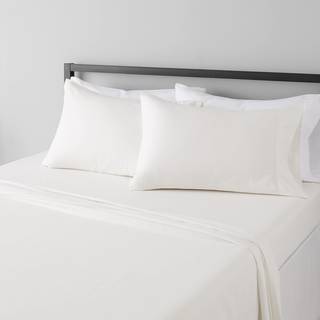 Amazon Basics Lightweight Super Soft Easy Care Microfiber 4-Piece Bed Sheet Set med 14-tommer dybe lommer fuld fl?de fast stof