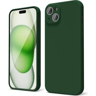 Oakxco til iPhone 15 plus telefonkasse flydende silikone tynd slank blød gummi gel tpu almindelig simpel dækning til kvinder pige sød mat solid f