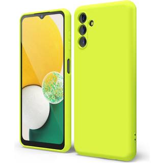 Oakxco til Samsung Galaxy A13 5G Telefonkasse/A04S Telefonkasse flydende silikone fluorescerende lys solid farve blød gummi tpu almindelig glat g