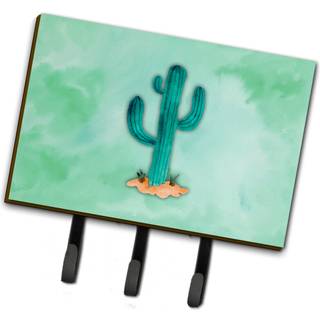 """" Caroline's Treasures Western Cactus Watercolor Wall Hook Triple Multicolor """"