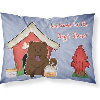 Caroline's Treasures BB2895Pillowcase Dog House Collection Chow Chow Chocolate Fabric Standard Pillowcase Lightweight Super Soft Easy Care Decora