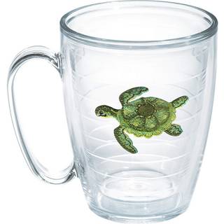 Tervisgr?n skildpadde fremstillet i USA dobbeltv?gget isoleret tumbler rejse kop holder drikkevarer koldt og varmt 16oz krus - intet l?g klart