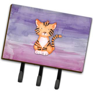 """" Carolines skatte tiger cub akvarel vægkrog tredobbelt multicolor """"