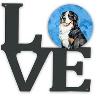 """" Caroline's Treasures Blue Bernese Mountain Dog Metal Artwork Love Wall-Decor multicolor """"