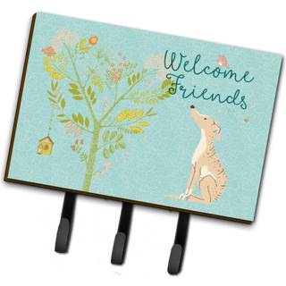 """" Caroline's Treasures byder venner Brindle Greyhound Wall Hook Triple Multicolor """"