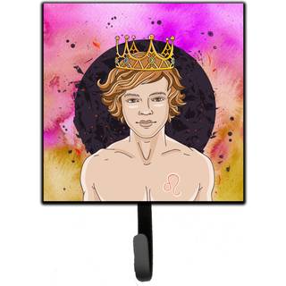 """" Caroline's Treasures Leo Zodiac Sign Wall Hook Small Multicolor """"