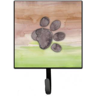 """" Caroline's Treasures Dog Paw Watercolor Wall Hook Lille Multicolor """"