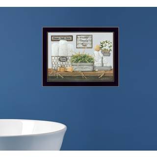 Fluffy h?ndkl?der sort indrammet printv?gskunst