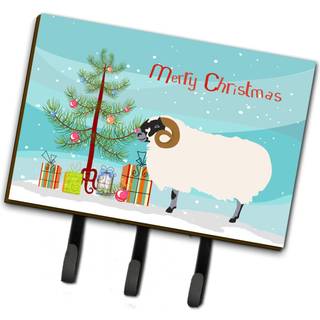 """" Caroline's Treasures Scottish Blackface Sheep Christmas Wall Hook Triple """"