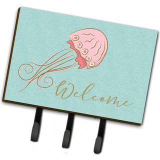 """" Caroline's Treasures Jelly Fish Velkommen Wall Hook Triple """"