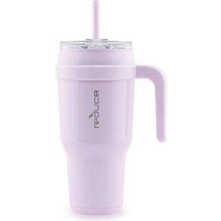 Reducer Cold1 40 Oz Tumbler med håndtag - Vakuumisoleret vandflaske i rustfrit stål til hjemmekontor eller biler,