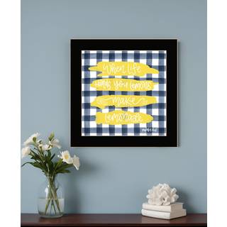 Lav Lemonade Black Framed Print Wall Art