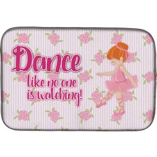 """" Caroline's Treasures Ballet Dance Red Hair Dish Drying Mat 14 """" """" X 21 """" """" """"