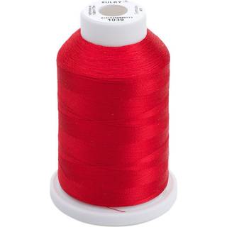 Sulky of America 268d 40wt 2-Ply Rayon tråd 1500 yd True Red