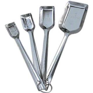 American Metalcraft MSSS73 M?lingskopper og skeer 10.8 """" L?ngde x 8.2 """" Bredde s?lvs?t p? 4