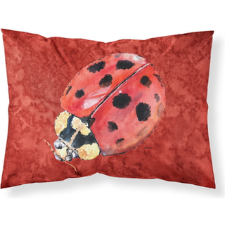 """" Caroline's Treasures 8870Pillowcase Lady Bug på Deep Red Moisture Wicking Fabric Standard Pillowcase Large Multicolor """"