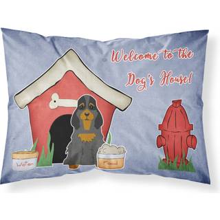 """" Caroline's Treasures Dog House Collection Cocker Spaniel Black Tan Strof Standard Pillowcase BB2847Pillowcase Multicolor """"