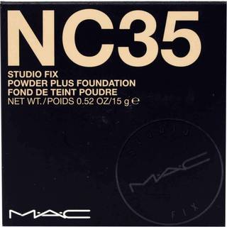Mac Studio Fix Powder Plus Foundation NC35 for kvinder 0,52 ounce (Studio Fix NC35)