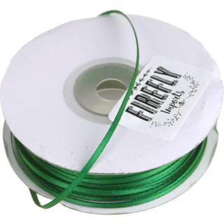 Homeford dobbeltsidet satinb?nd 1/16-tommer smaragdgr?n