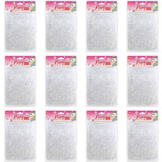 Perler smykker, der fremstiller kit DIY h?r fletning armb?nd ornamenter h?ndv?rk pony (jumbo clear/hvid - 576 stk)