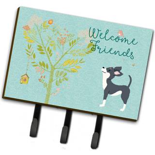 """" Caroline's Treasures byder venner Black White Chihuahua Wall Hook Triple """"