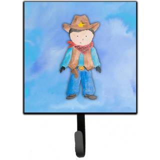 """" Caroline's Treasures Cowboy Watercolor Wall Hook Small Multicolor """"