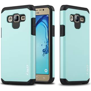 J & D -sag kompatibel til Galaxy On5 Case Heavy Duty Dual Layer Hybrid Shock Proof Protective Rugged Kofanger Case for Samsung Galaxy On5 Case Mi